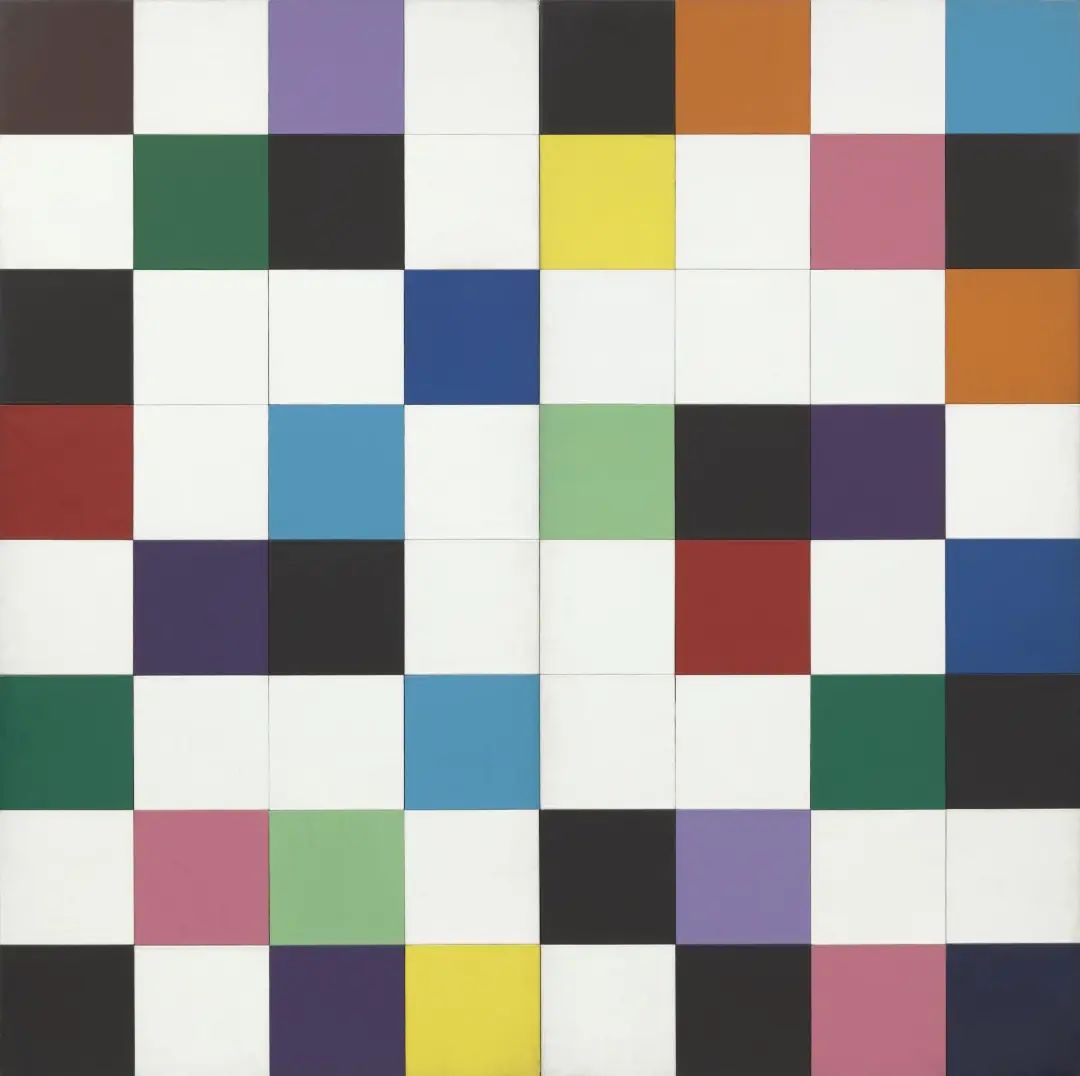 埃尔斯沃斯·凯利（Ellsworth Kelly） 《颜色之墙》（Colors for a Large Wall），1951