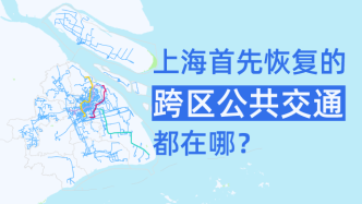 图解｜三张地图，看上海首先恢复的跨区公共交通都在哪？