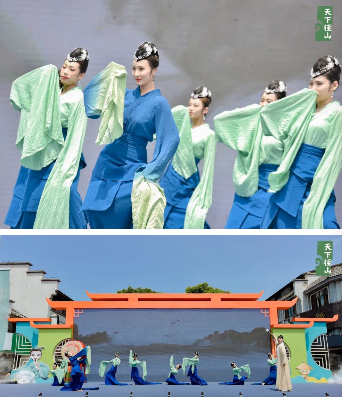浙江少儿频道公众号发表《双香径》相关文字和演出现场图片
