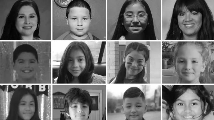 美媒公布得州罗布小学遇难者照片：我们不会让这些孩子被忘记