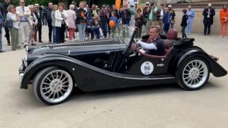 德国举行黑森州老爷车拉力赛，展出百辆古董车