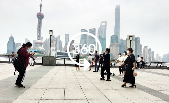 VR视频｜逛街、购物、拍照打卡，上海的人潮正在回归