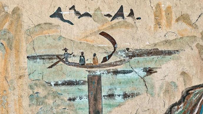 敦煌壁画里的端午：操舟弄潮，登高滑沙