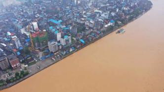 珠江流域西江干流发生第2号洪水，流域内46条河流超警