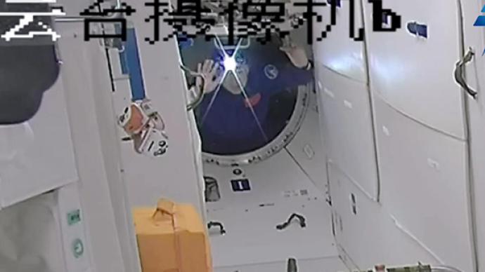 視頻丨神舟十四號航天員乘組進入核心艙