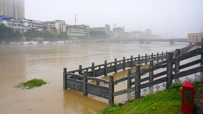 水利部繼續發布洪水黃色預警，提請廣西、廣東等省區注意防范