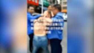 南宁公安通报“城管殴打女商贩”：劝离违章占道发生肢体冲突