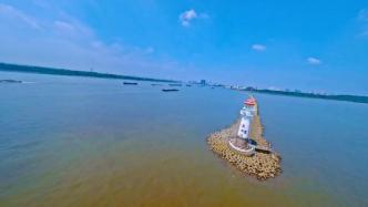 一镜到底穿越江河看上海：黄浦江至此汇入长江