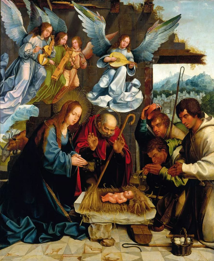 《牧羊人的朝拜》（The Adoration of The Shepherds） 乔治·阿方索，Museu Nacional de Arte Antiga, Lisbon