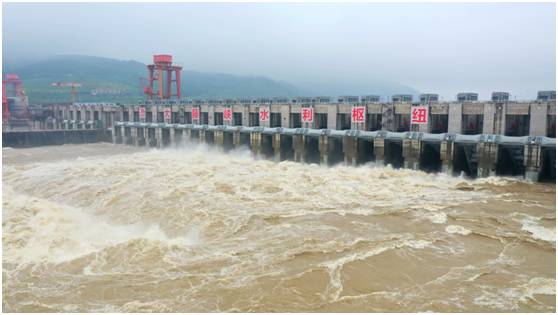 截至6月23日8时，大藤峡水利枢纽工程拦蓄洪水约7亿立方米  水利部 供图