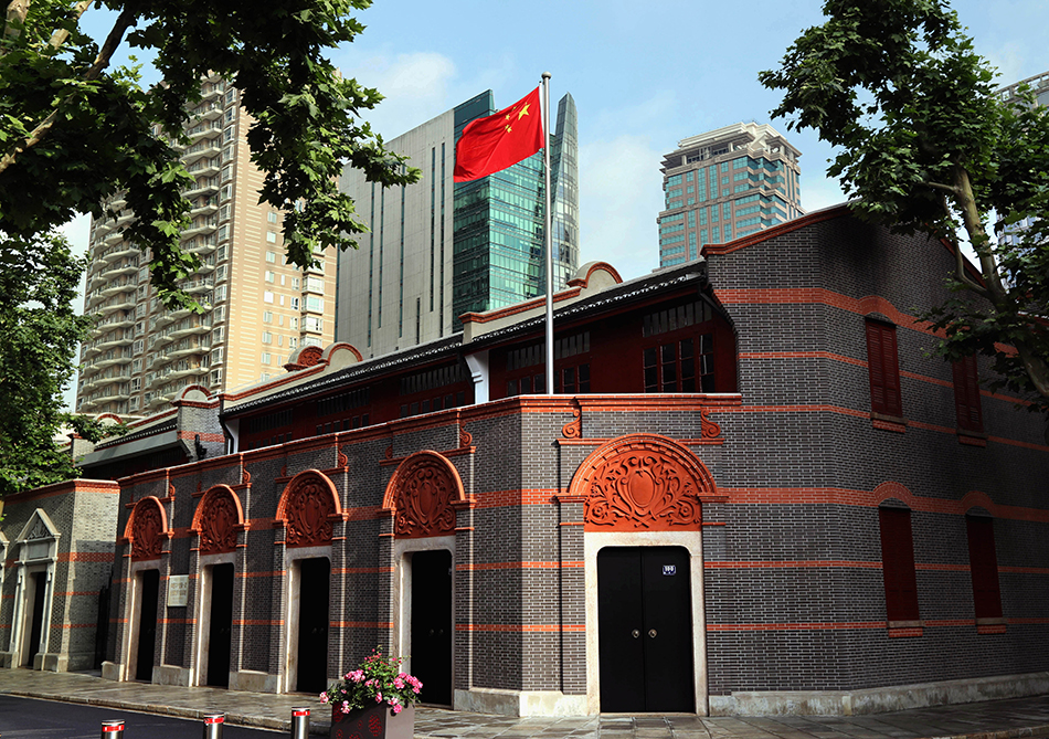 上海兴业路76号的中共一大会址（2021年6月1日摄）。 新华社记者 刘颖 摄