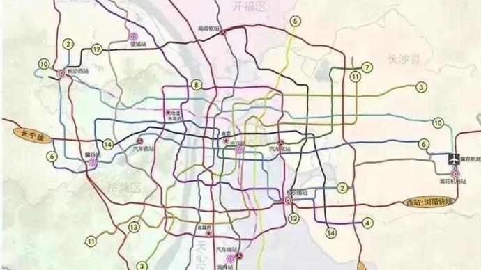 长沙地铁新一轮招标：拟研究10条线路，总规模280公里