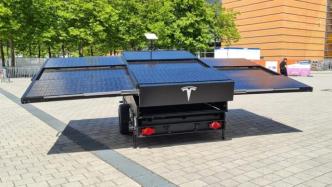 特斯拉首次公布太阳能增程拖车原型，将为电动皮卡“续航”