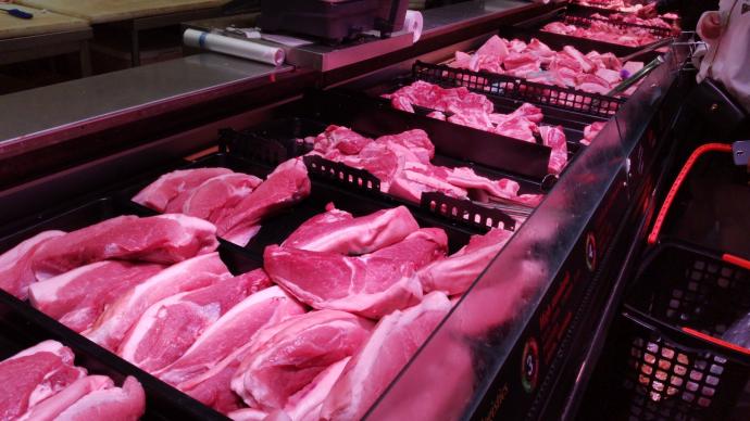农业农村部：全国农产品批发市场猪肉均价比昨天上升6.8%