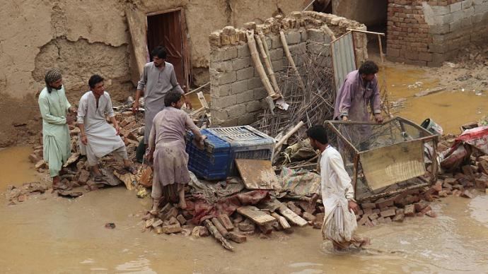 季风降雨席卷巴基斯坦，已造成77人死亡