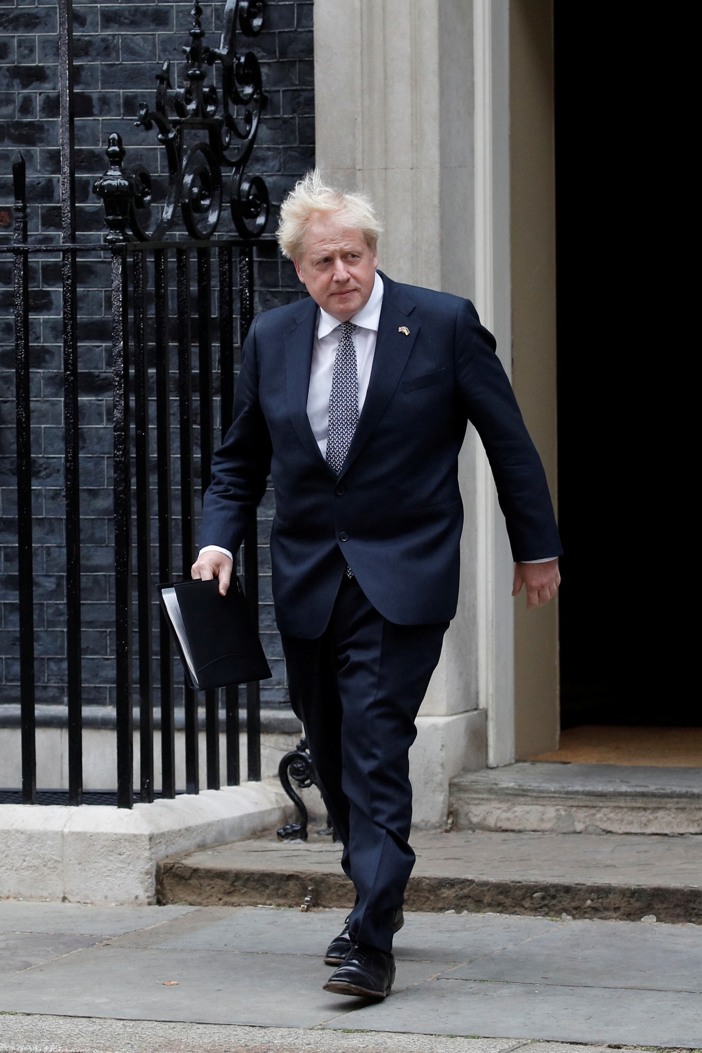  当地时间2022年7月7日，英国伦敦，英国首相鲍里斯·约翰逊计划辞职。 澎湃影像 图
