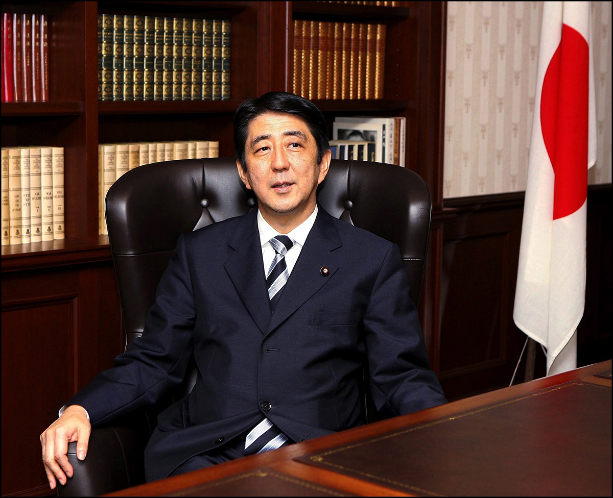 当地时间2006年9月20日，日本东京，安倍晋三当选日本自民党总裁。