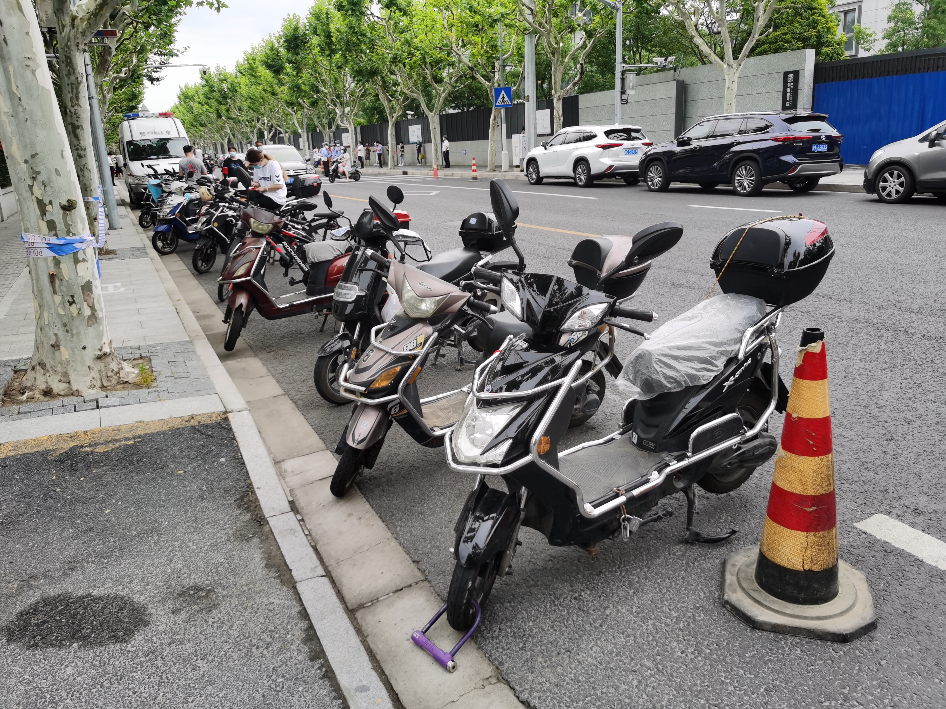 摩托车停车位画法图片