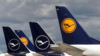 德国汉莎航空公司宣布将再取消2000架次航班