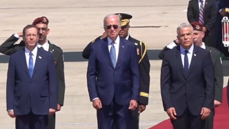 美国总统拜登抵达以色列开启中东首访