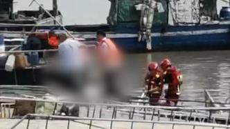 宁波一休闲渔船侧翻16人落水9人被救起，事发时或起狂风