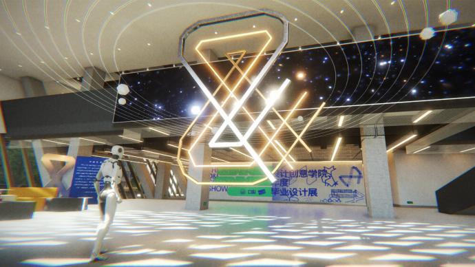 在元宇宙展館里邂逅一場畢業設計展