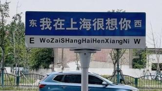 成新晋打卡地的上海网红路牌已拆除，城管：违反管理规定
