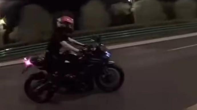 兜個風時速達113km!上海一摩托車駕駛員超速行駛被處罰