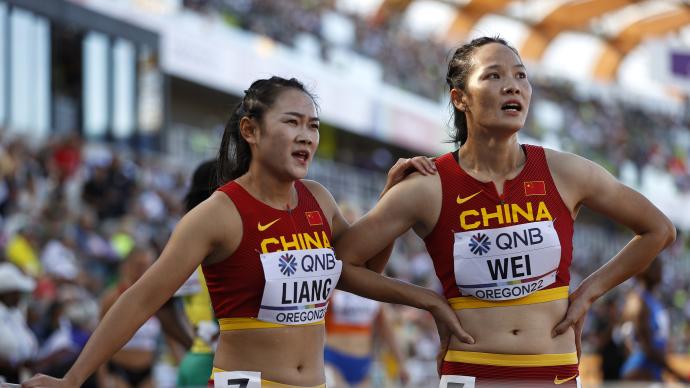 女子4X100接力中國隊42秒93小組第四，無緣晉級決賽