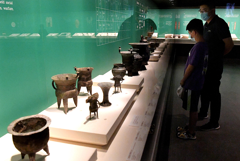 郑州博物馆内部图片