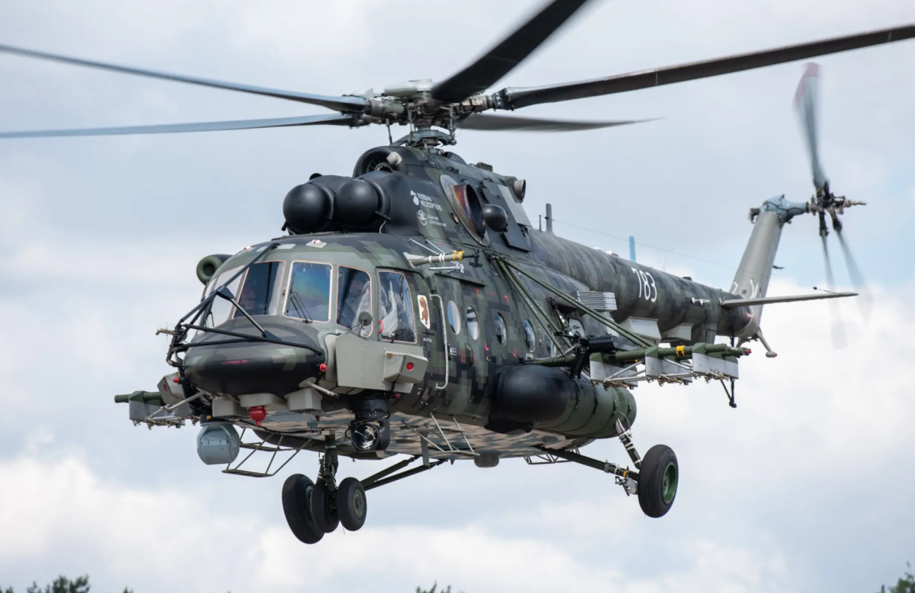 米-8AMTSH-VN“游隼”直升机，可搭载多种武器。