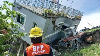 菲律宾吕宋岛发生7级地震并引发山体滑坡，已致4死60伤