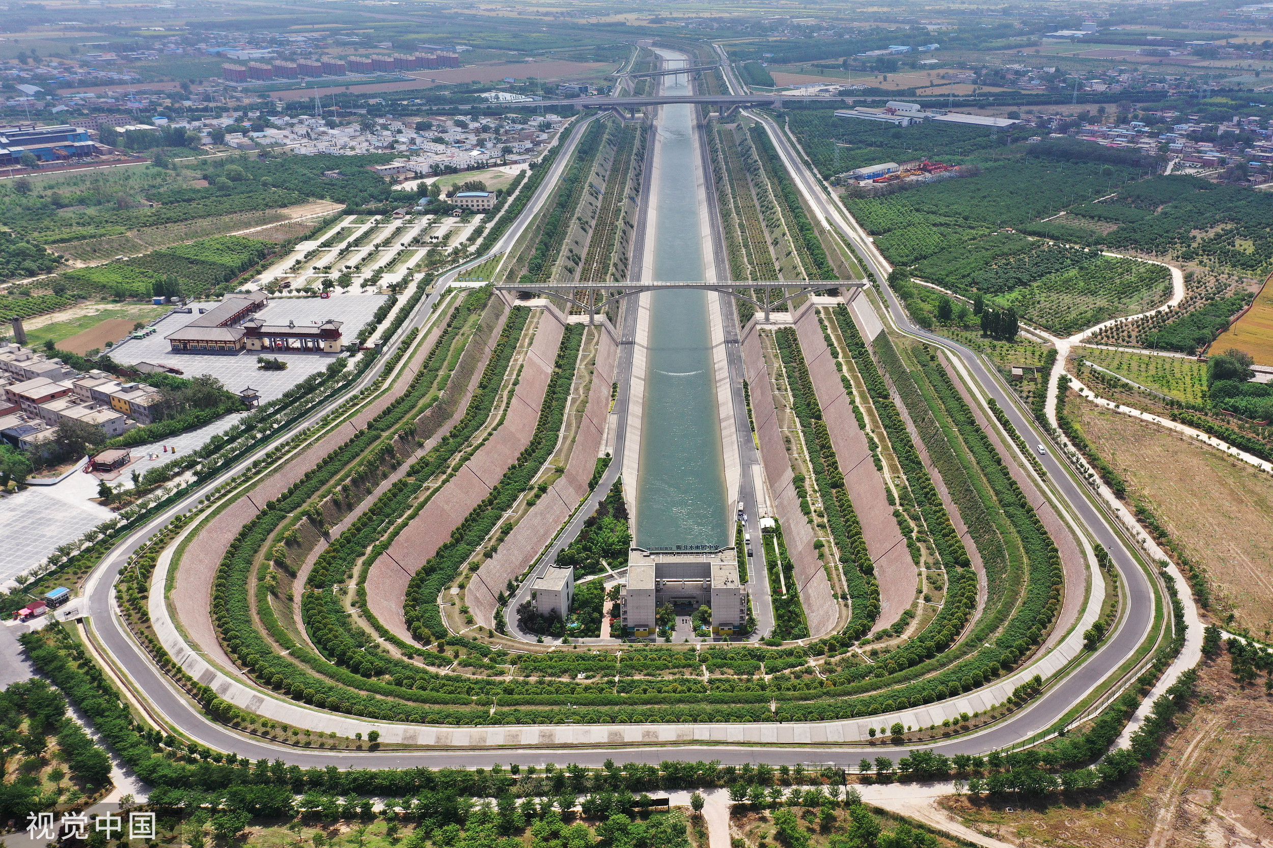 2021年5月23日，河南荥阳，南水北调中线穿黄隧洞工程。人民视觉  资料图