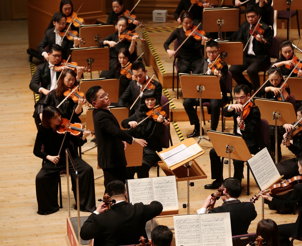 2022年1月，孙一凡和上海交响乐团合作。