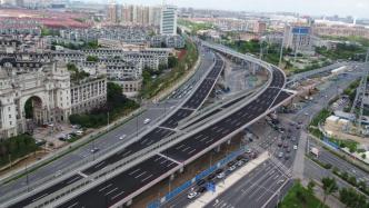 上海杨高中路（中环立交-金海路）改建工程跨线桥主线已通车
