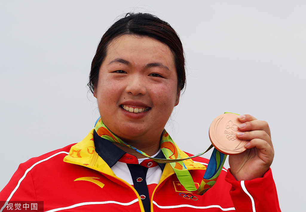 2016年，冯珊珊拿下里约奥运高尔夫铜牌。