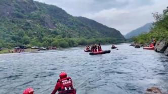温州楠溪江一22岁男子落水，救援队：搜寻一小时发现已身亡