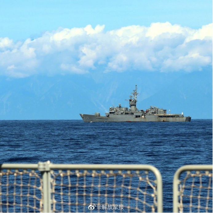 台军“兰阳”号护卫舰已经服役了约50年。