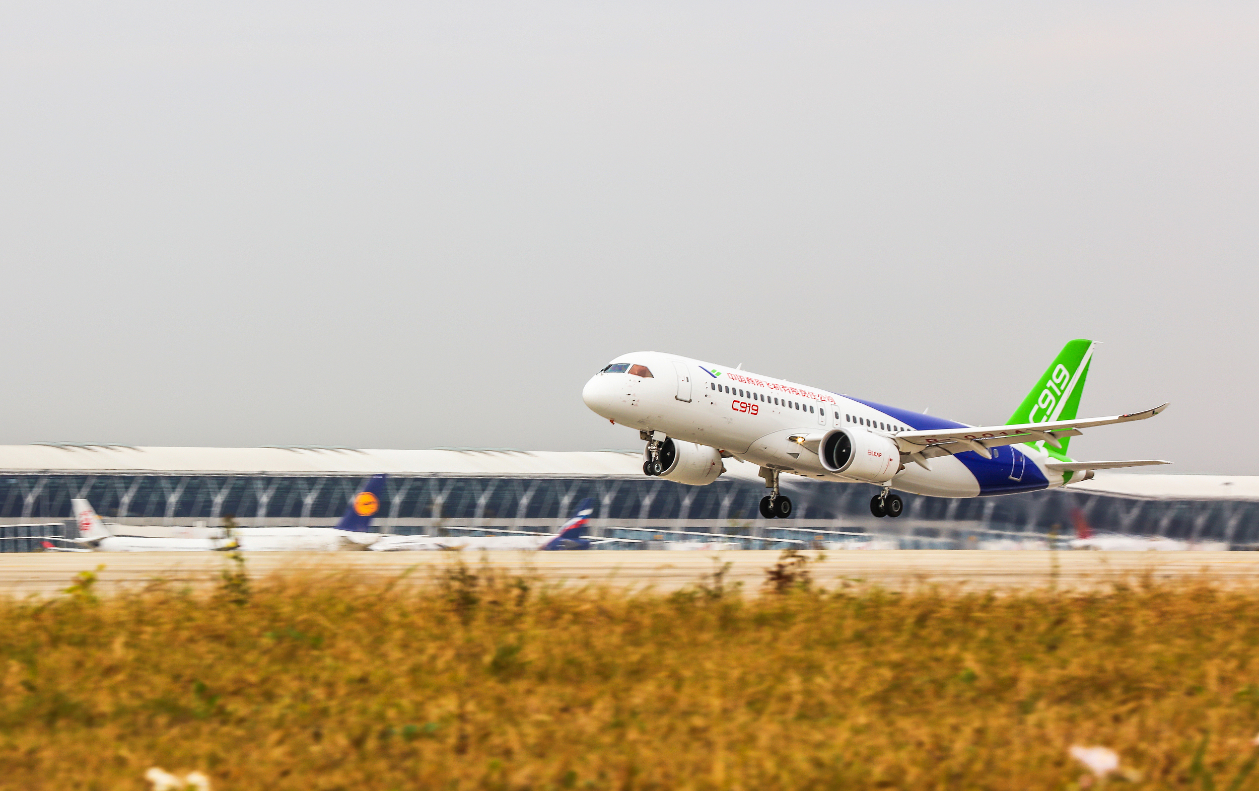 国产大飞机c919 视觉中国 图