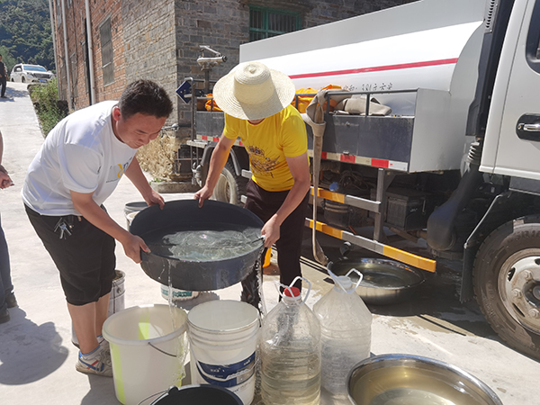 奉节县调配水源保障村民用水。本文图片 重庆市水利局 供图