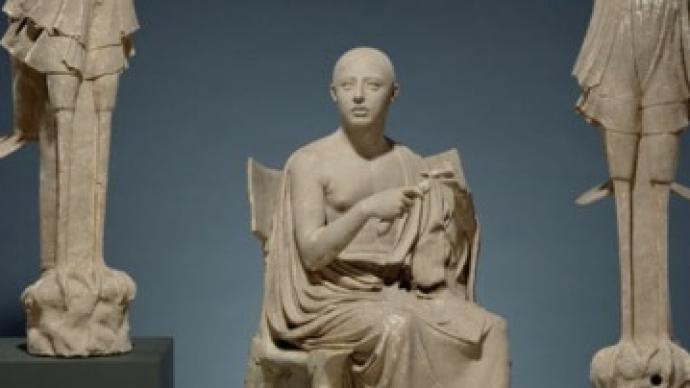 兩千多年前的“海妖”雕塑，蓋蒂博物館歸還給了意大利
