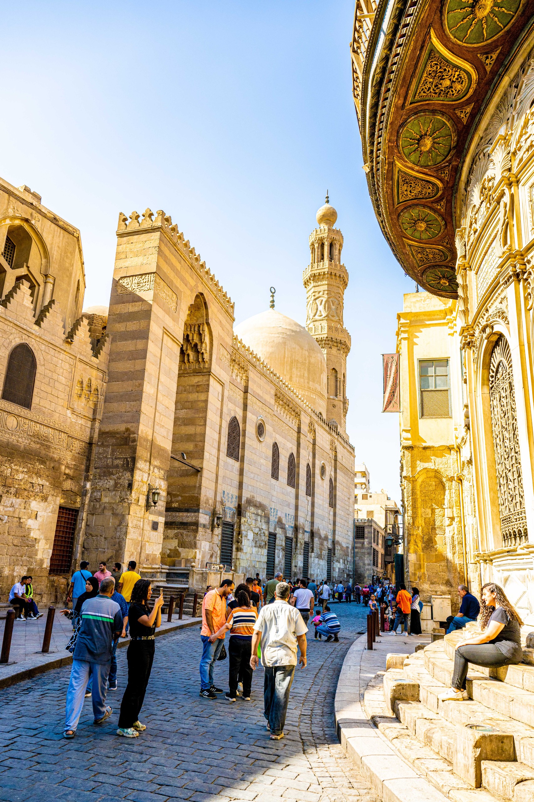 当地时间2022年8月16日,埃及开罗的老城莫伊兹街.  ic 图