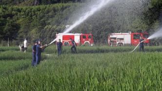 高温干旱少雨，桂林消防抗旱保苗送水350余吨