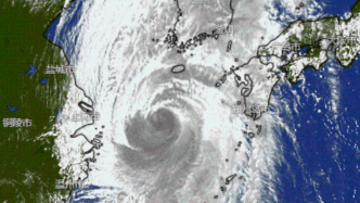 台风“轩岚诺”已越过上海同纬度，今夜上海风力将逐渐减弱