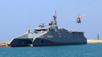 伊朗海军入列隐身战舰：配备导弹垂发系统，命名“苏莱曼尼”