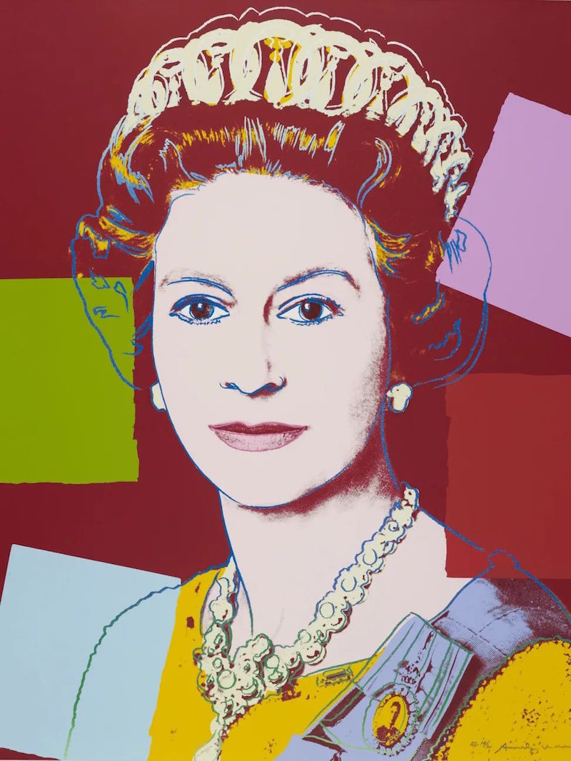 queen elizabeth, 1985年而除了摄影与油画,波普艺术家安迪·沃霍尔