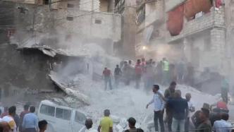 叙利亚北部一建筑物垮塌造成至少10人死亡
