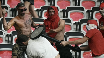 欧会杯赛前爆发骚乱，尼斯与科隆球迷看台大乱斗