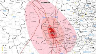最高烈度9度，应急管理部发布四川泸定6.8级地震烈度图