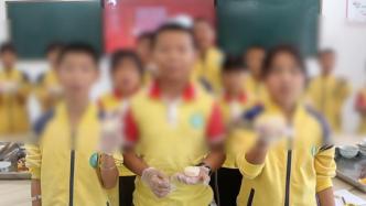 暖心幀丨山區學校的別樣“雙節”